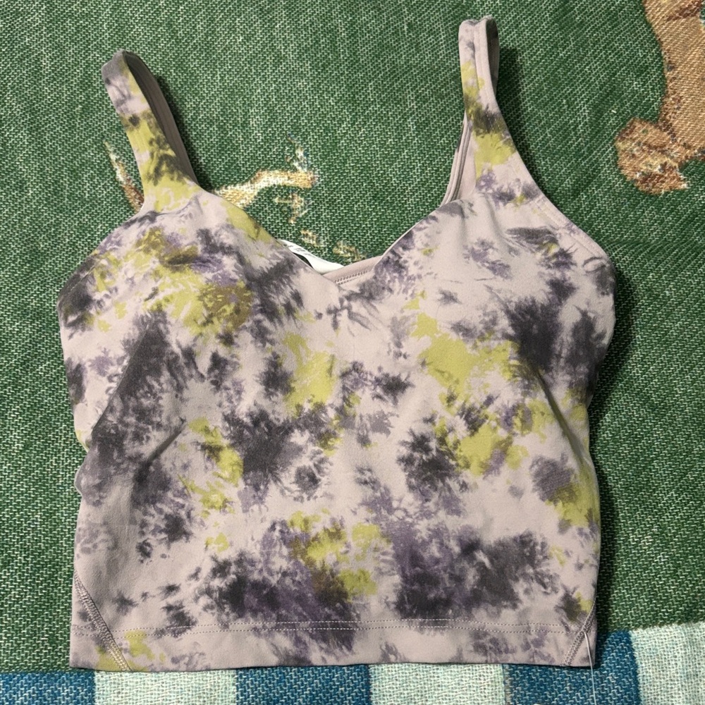 NWT Lululemon size 4 Align Tank top athletica Women's Tie-Dye -